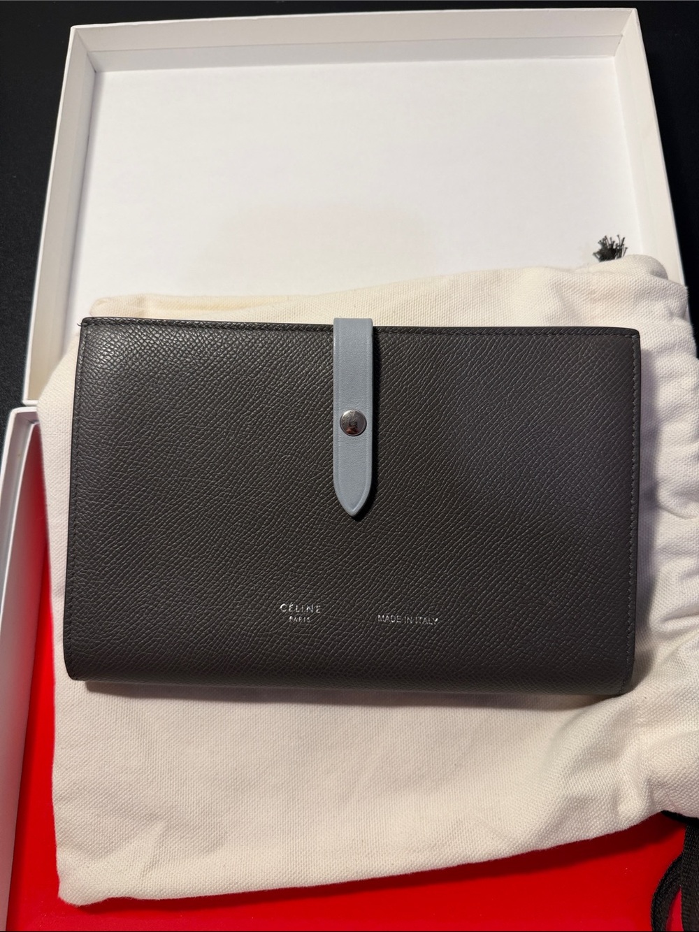 Celine Large Strap Multi-Function Bi-Fold Wallet